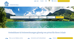 Desktop Screenshot of ferienhausmiete.de