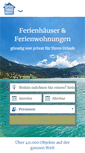Mobile Screenshot of ferienhausmiete.de