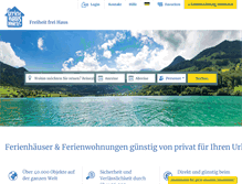 Tablet Screenshot of ferienhausmiete.de